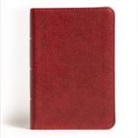 Holman Bible Publishers - NASB Large Print Compact Reference Bible, Burgundy Leathertouch