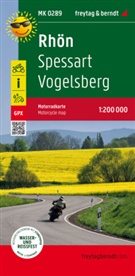 freytag & berndt, freytag & berndt, Freytag-Berndt und Artaria KG, Freytag-Bernd und Artaria KG - Rhön, Motorradkarte 1:200.000, freytag & berndt