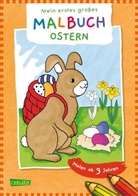 Andrea Pöter - Ausmalbilder für Kita-Kinder: Mein erstes großes Malbuch: Ostern
