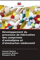 Binapani Barik, Gayatri Behera, Jayashree Behera - Développement du processus de fabrication des comprimés d'amlodipine et d'olmésartan médoxomil