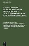 Carolus Clemen, Theodorus Hopfner - Fontes historiae religionis Aegyptiacae, Pars 5: Auctores aetatis Byzantinae mediae