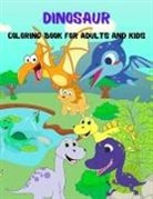 EM Publishers - Dinosaur Coloring Book For Adults And Kids