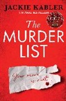 Jackie Kabler, Kabler Jackie - The Murder List