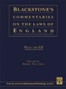 Wayne Morrison, Morrison Wayne - Blackstone's Commentaries on the Laws of England Volumes I-IV
