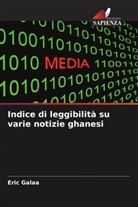 Eric Galaa - Indice di leggibilità su varie notizie ghanesi