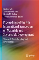Abdelhaki Daoui, Abdelhakim Daoui, Youcef Ghernouti, Hamza Mechakra, Hamza Mechakra et al, Brahim Safi - Proceedings of the 4th International Symposium on Materials and Sustainable Development