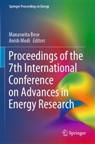 Manaswita Bose, Modi, Anish Modi - Proceedings of the 7th International Conference on Advances in Energy Research, 2 Teile