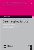 Sandra Gilgen, Hommerich (Prof. Dr, Nadine M Schöneck (Prof. Dr.) - Disentangling Justice