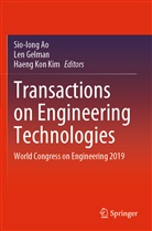 Sio-Iong Ao, Le Gelman, Len Gelman, Haeng Kon Kim, Haeng Kon Kim - Transactions on Engineering Technologies