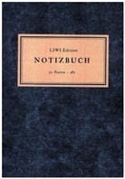 Notebook A5, Notizbuc A5, Notizbuch A5, Notizhef A5, Notizheft A5 - D&uuml;nnes Notizbuch A5 liniert - Notizheft 30 Seiten 90g/m&sup2; - Softcover blau meliert - FSC Papier