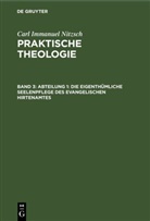 Carl Immanuel Nitzsch - Carl Immanuel Nitzsch: Praktische Theologie - Band 3: Abteilung 1: Die eigenthümliche Seelenpflege des evangelischen Hirtenamtes