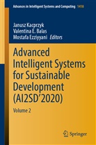 Valentina E. Balas, Valentin E Balas, Valentina E Balas, Mostafa Ezziyyani, Janusz Kacprzyk - Advanced Intelligent Systems for Sustainable Development (AI2SD'2020), 2 Teile