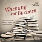 Hans Fallada, Ulrich Noethen, Carste Gansel, Carsten Gansel - Warnung vor Büchern, 3 Audio-CD (Audio book)