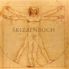 Sketchbook Quadratisch, Skizzenbuch Quadratisch - Skizzenbuch 1000 Seiten - quadratisch 21 x 21 cm - weißes Papier 90g/m² - Da Vinci - FSC Papier