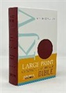 Hendrickson Publishers - KJV Large Print Compact Reference Bible (Bonded Leather, Burgundy, Red Letter)