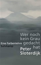 Peter Sloterdijk - Wer noch kein Grau gedacht hat