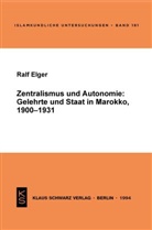 Ralf Elger - Zentralismus und Autonomie