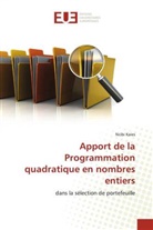 Ncibi Kaies - Apport de la Programmation quadratique en nombres entiers