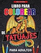 Sarah Antonio - Libro para Colorear de Tatuajes para Adultos