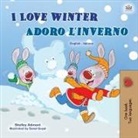 Shelley Admont, Kidkiddos Books - I Love Winter (English Italian Bilingual Children's Book)