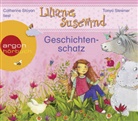 Tanya Stewner, Catherine Stoyan - Liliane Susewind - Geschichtenschatz: Ein kleiner Esel kommt groß raus, Ein Meerschwein ist nicht gern allein, Viel Gerenne um eine Henne, Ein Nilpferd auf dem Zebrastreifen, 4 Audio-CD (Audio book)