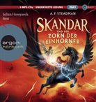 A F Steadman, A. F. Steadman, Julian Horeyseck - Skandar und der Zorn der Einhörner, 2 Audio-CD, 2 MP3 (Hörbuch)