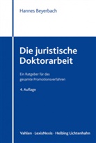Hannes Beyerbach - Die juristische Doktorarbeit