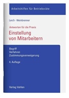 Sasch Lerch, Sascha Lerch, Sascha (Dr.) Lerch, Lars Weinbrenner, Lars (Dr.) Weinbrenner - Einstellung von Mitarbeitern