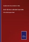 Akademie Der Wissenschaften In Wien, Akademi der Wissenschaften in Wien, Akademie der Wissenschaften in Wien - Archiv für österreichische Geschichte