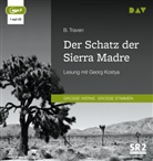 B Traven, B. Traven, Georg Kostya - Der Schatz der Sierra Madre, 1 Audio-CD, 1 MP3 (Hörbuch)