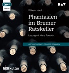 Wilhelm Hauff, Hans Paetsch - Phantasien im Bremer Ratskeller, 1 Audio-CD, 1 MP3 (Hörbuch)