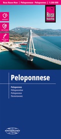 Reise Know-How Verlag Peter Rump, Reise Know-How Verlag Peter Rump - Reise Know-How Landkarte Peloponnese / Peloponnes (1:200.000)