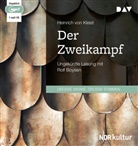 Heinrich Von Kleist, Rolf Boysen - Der Zweikampf, 1 Audio-CD, 1 MP3 (Audio book)