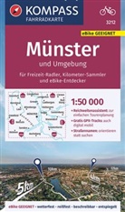 KOMPASS-Karte GmbH, KOMPASS-Karten GmbH - KOMPASS Fahrradkarte 3212 Münster und Umgebung mit Knotenpunkten 1:50.000