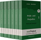 Jane Austen, EasyOriginal Verlag, Ilya Frank - Pride and Prejudice / Stolz und Vorurteil - 6 Teile Hardcover (mit kostenlosem Audio-Download-Link), 6 Teile