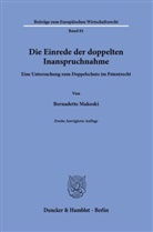 Bernadette Makoski - Die Einrede der doppelten Inanspruchnahme.