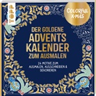 Ursula Schwab - Colorful Christmas - Der goldene Adventskalender zum Ausmalen
