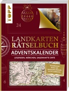 Norbert Pautner - Landkarten Rätselbuch Adventskalender. Legenden, Märchen, sagenhafte Orte