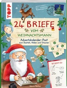 Maria Hecher, Mimi Hecher - 24 Briefe vom Weihnachtsmann. Adventskalender-Post zum Basteln, Malen und Staunen