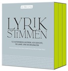 Christiane Collorio, Peter Hamm, Harald Hartung, Harald Hartung u a, Michael Krüger - Lyrikstimmen, 3 Audio-CD, 3 MP3 (Hörbuch)
