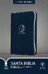 Tyndale - Santa Biblia Ntv, Edición Zíper Con Referencias, Letra Grande (Sentipiel, Azul, Letra Roja)