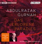 Abdulrazak Gurnah, Pierre Sanoussi-Bliss - Das verlorene Paradies, 1 Audio-CD, MP3 (Hörbuch)