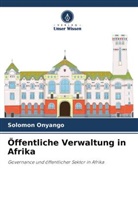 Solomon Onyango - Öffentliche Verwaltung in Afrika
