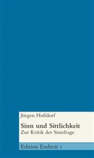 Jürgen Hoßdorf, Jürge Hossdorf, Jürgen Hoßdorf, Reuther, Reuther - Sinn und Sittlichkeit