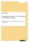 Jan-Eric Safrin - Die Erfolgsstory Tesla Inc. ¿ der wertvollste Autohersteller der Welt?