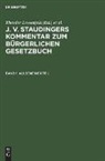 Theodor Lowenfeld, Erwin Riezler - J. v. Staudingers Kommentar zum Bürgerlichen Gesetzbuch - Band 1: Allgemeiner Teil