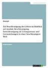 Anonym, Anonymous - Zur Beschleunigung des Lebens im Hinblick auf mediale Beschleunigung. Entschleunigung als Lösungsansatz und Grenzziehungen in einer beschleunigten Welt