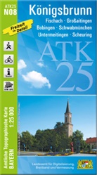 Landesam für Digitalisierung Breitband un, Landesamt für Digitalisierung Breitband un, Breitband und Vermessung Landesamt für Digitalisierung - ATK25-N08 Königsbrunn (Amtliche Topographische Karte 1:25000)