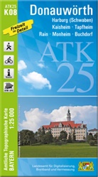 Landesam für Digitalisierung Breitband un, Landesamt für Digitalisierung Breitband un, Breitband und Vermessung Landesamt für Digitalisierung - ATK25-K08 Donauwörth (Amtliche Topographische Karte 1:25000)