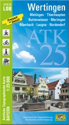 Landesam für Digitalisierung Breitband un, Landesamt für Digitalisierung Breitband un, Breitband und Vermessung Landesamt für Digitalisierung - ATK25-L08 Wertingen (Amtliche Topographische Karte 1:25000)